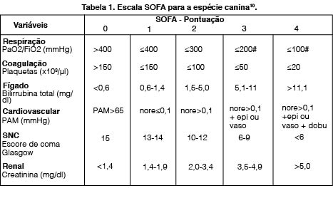 #Com suporte respiratório. PAM=pressão arterial média e quando <65 mmHg, nore=norepinefrina, epi=epinefrina, dobu=dobutamina, vaso=vasopressina, agentes vasopressores ou inotrópicos administrados pelo menos uma hora (doses em mg/kg/minuto).